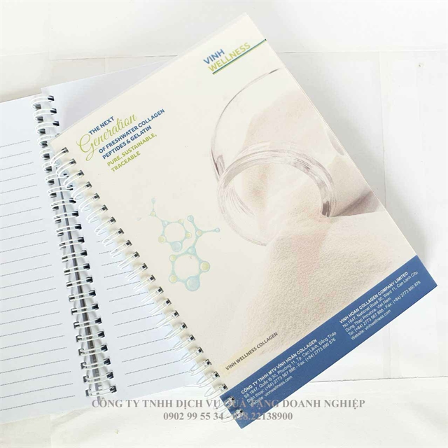 Sổ tay bìa lò xo - Gift Business - Công Ty TNHH Gift Business